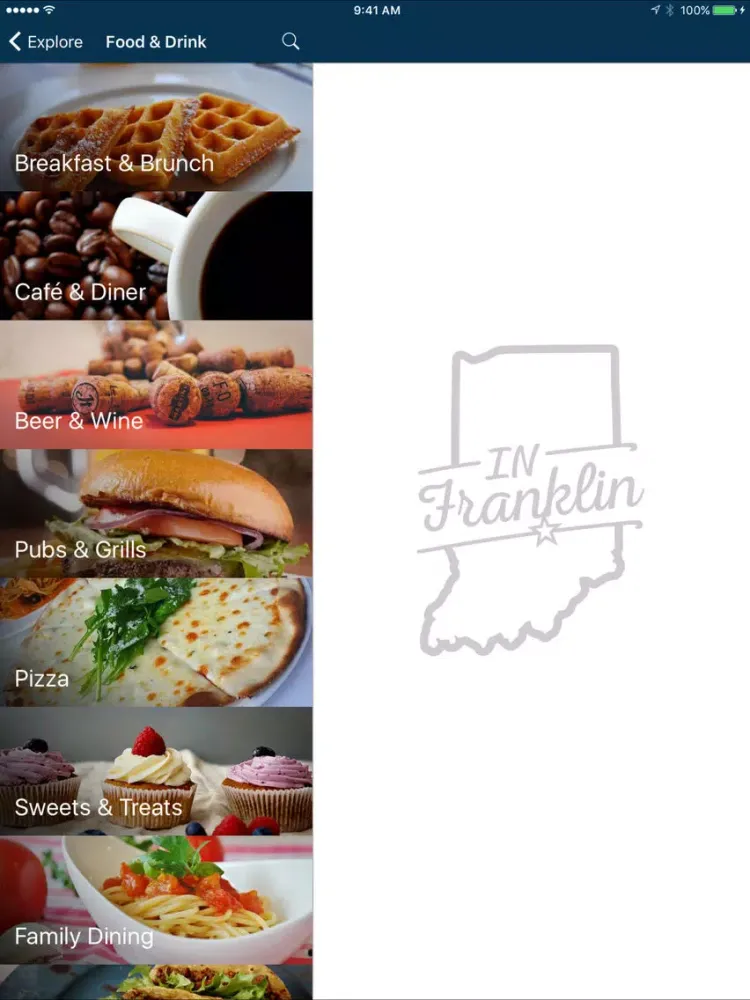IN Franklin iPad  Screenshots