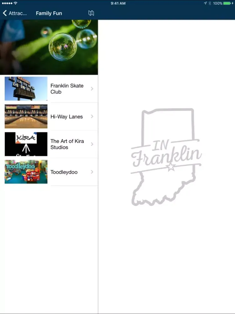 IN Franklin iPad  Screenshots