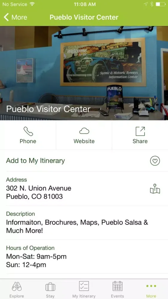 Capturas de pantalla de Visit Pueblo CO