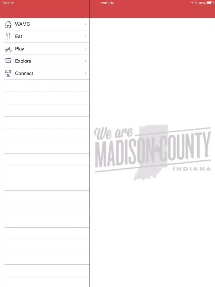 Ảnh chụp màn hình của We Are Madison County (WAMC) iPad 
