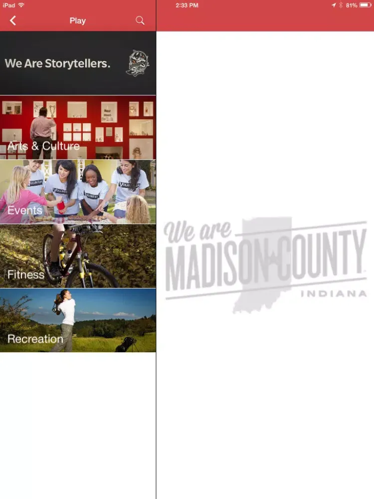 Ảnh chụp màn hình của We Are Madison County (WAMC) iPad 