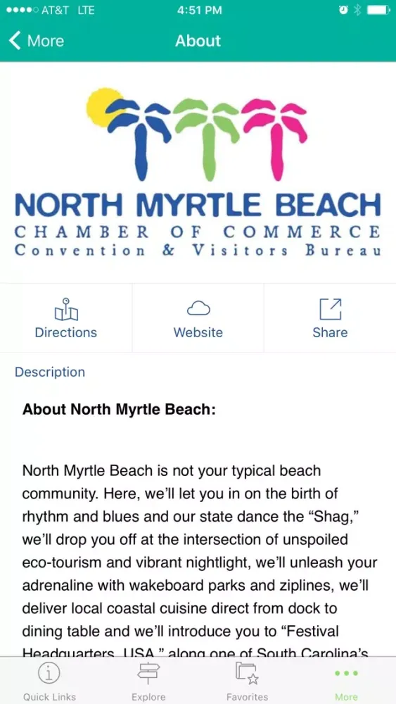Captures d'écran de Explore North Myrtle Beach
