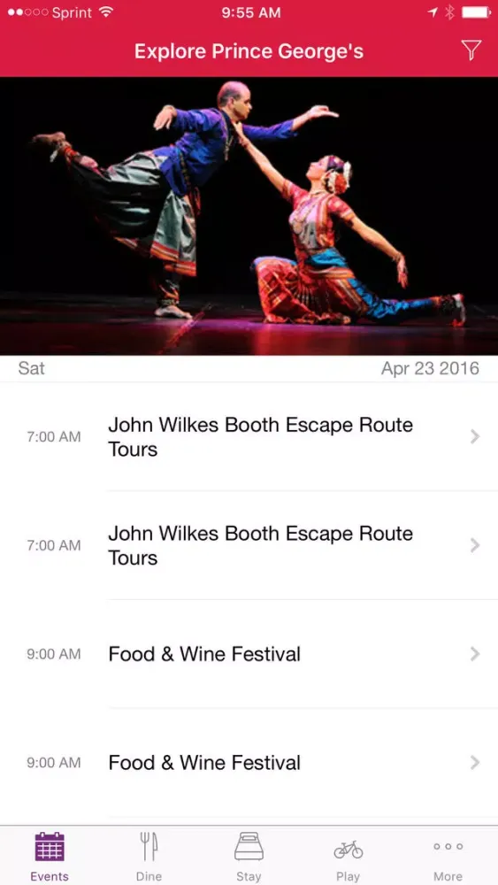 Capturas de pantalla de Explore Prince George’s County