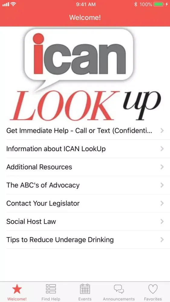 Ảnh chụp màn hình của ICAN LookUp