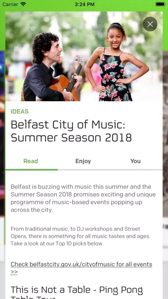 Captures d'écran de Visit Belfast – Official Guide