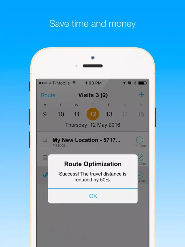 VisitEye Field Sales Tracker iPad  سکرین شاٹس
