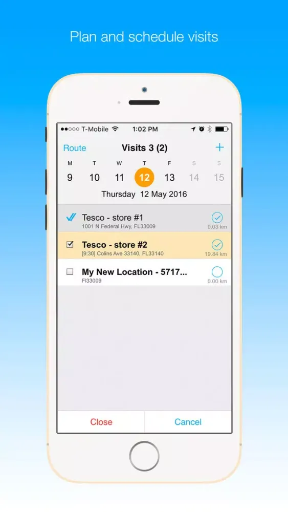 VisitEye Field Sales Tracker سکرین شاٹس