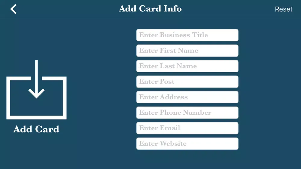 Captures d'écran de Business Visiting Card Maker