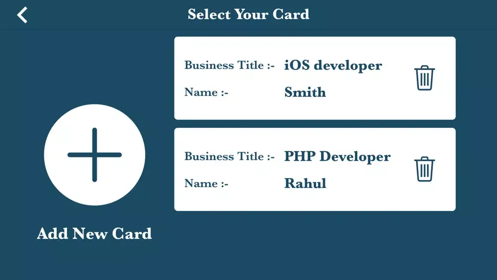 Captures d'écran de Business Visiting Card Maker