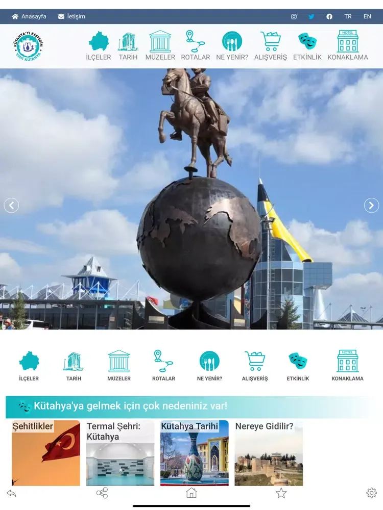 Visit Kütahya iPad  سکرین شاٹس