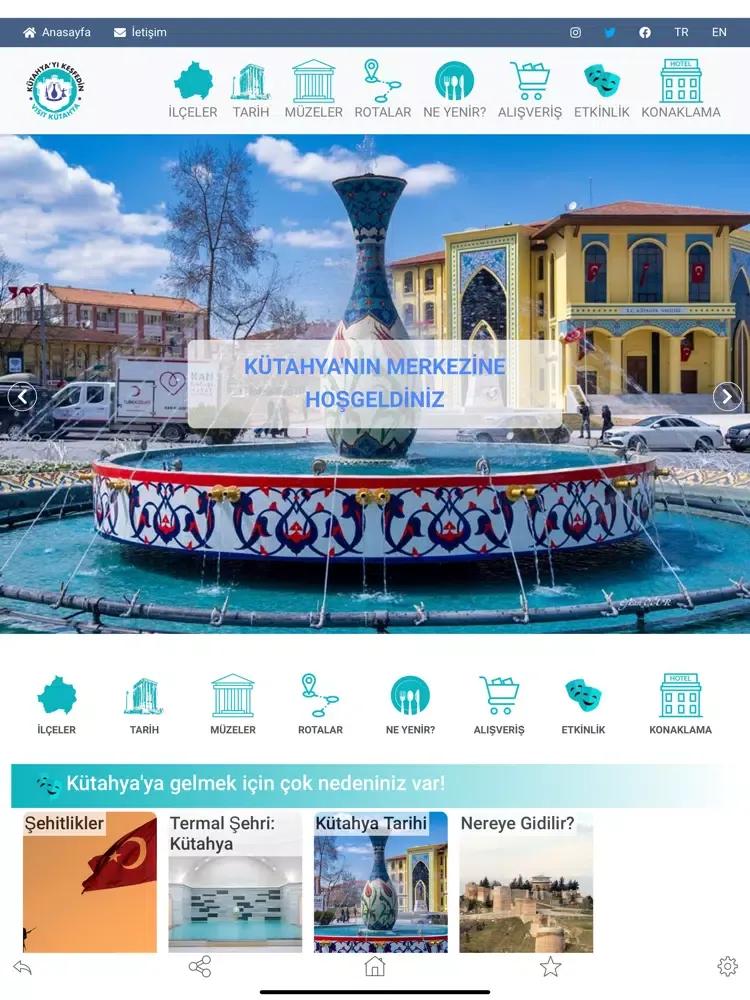 Visit Kütahya iPad  سکرین شاٹس