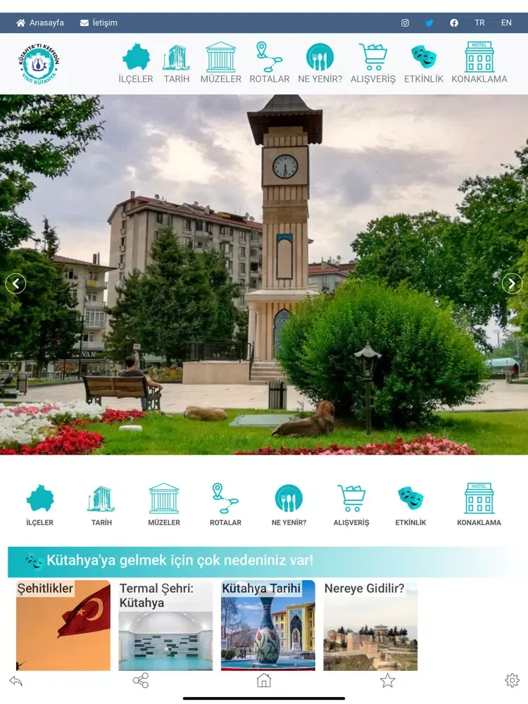 Visit Kütahya iPad  سکرین شاٹس