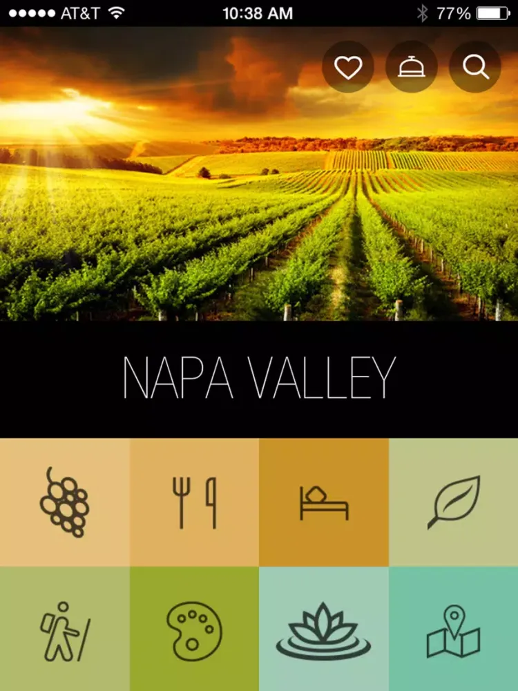 Napa Valley Mobile Concierge iPad  Screenshots