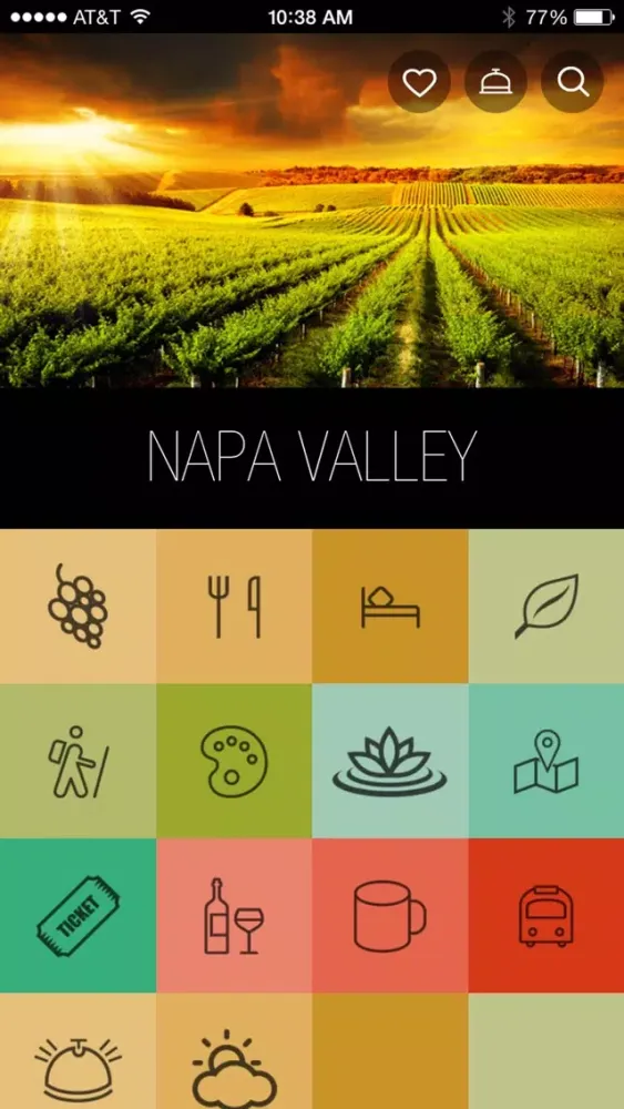 Napa Valley Mobile Concierge Screenshots