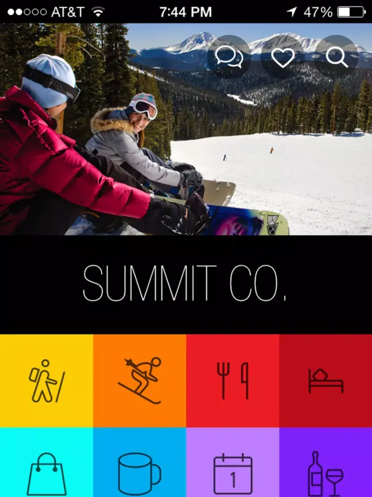 Screenshot di Summit County iPad 