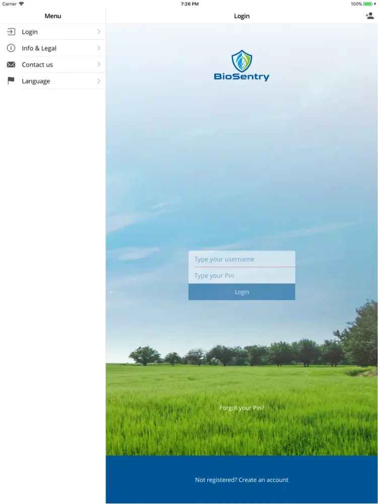 تصاویر BioSentry Visitors App iPad 