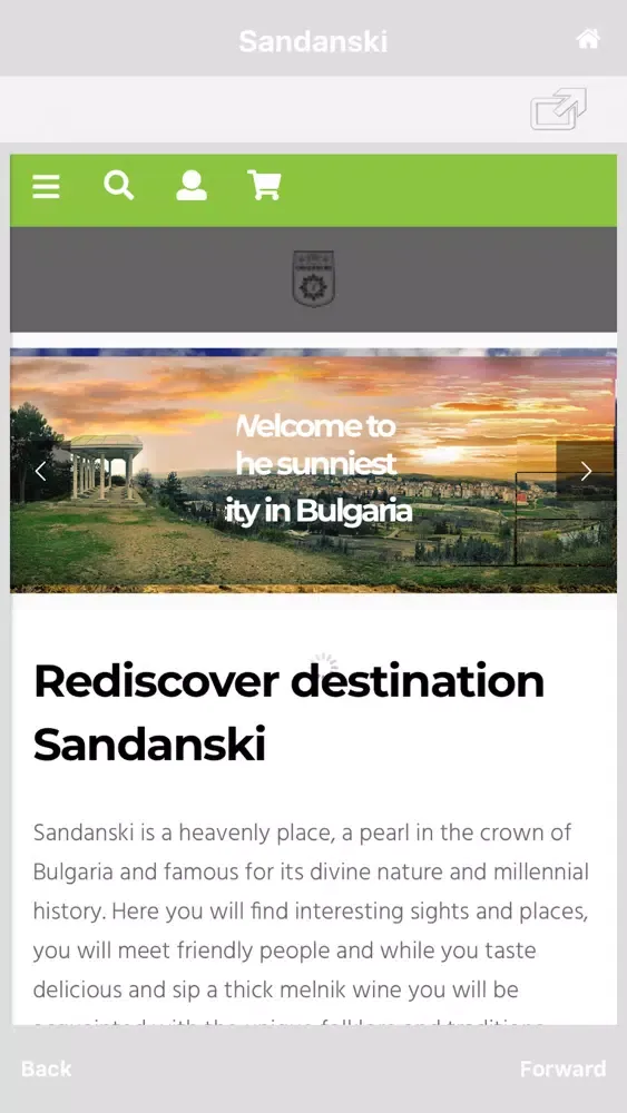 Capturas de pantalla de Visit Sandanski