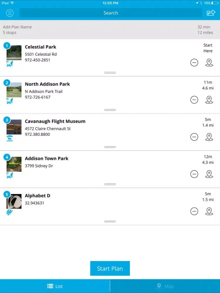 Capturas de pantalla de Visit Addison, TX iPad 