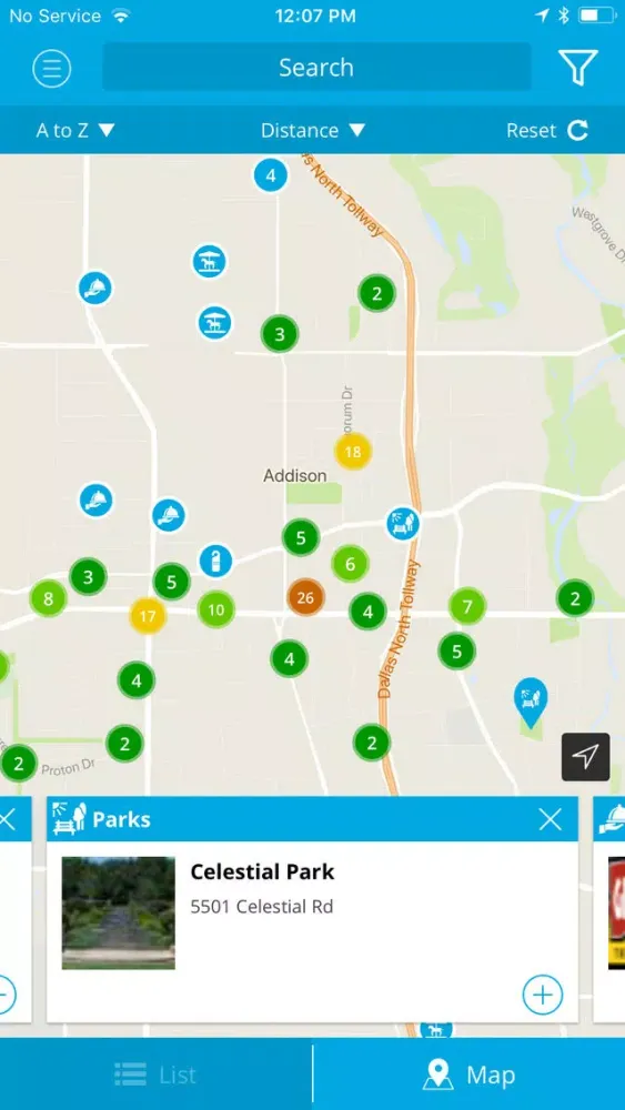 Capturas de pantalla de Visit Addison, TX