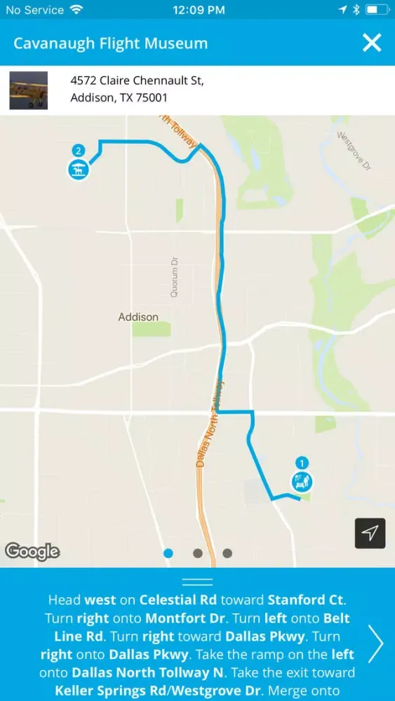 Capturas de pantalla de Visit Addison, TX