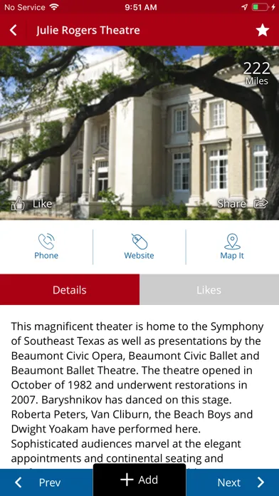 Beaumont Events سکرین شاٹس
