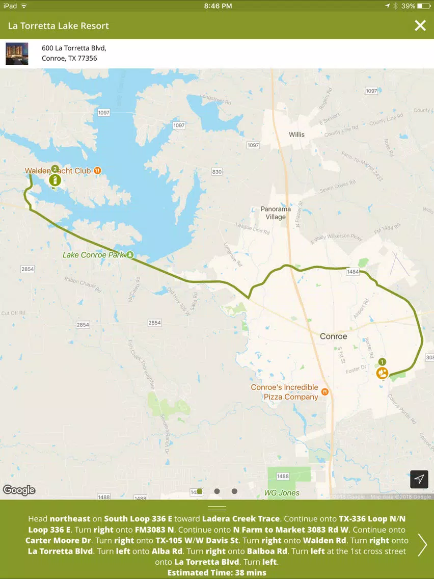 Visit Conroe, TX! iPad 应用截图