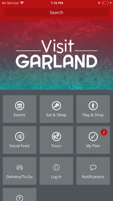 Ảnh chụp màn hình của Visit Garland Texas
