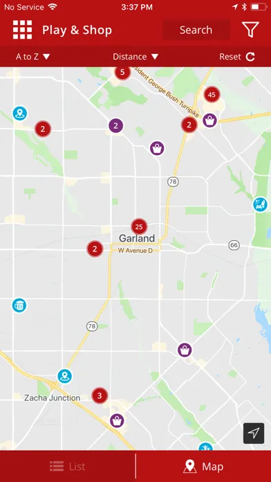 Ảnh chụp màn hình của Visit Garland Texas
