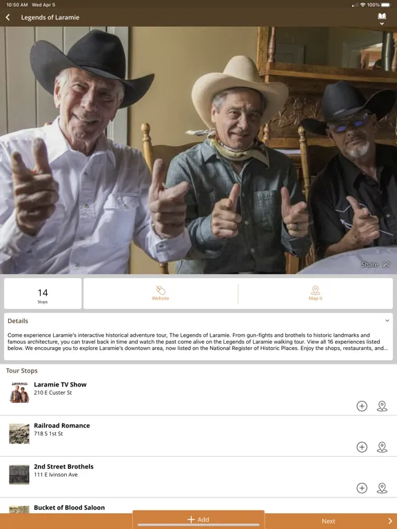 Скриншоты Visit Laramie, Wyoming iPad 