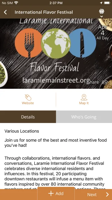 Скриншоты Visit Laramie, Wyoming