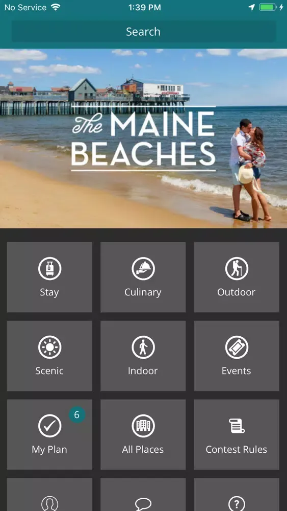 Tangkapan layar The Maine Beaches