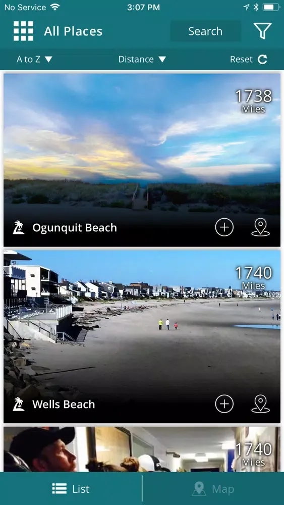 Tangkapan layar The Maine Beaches