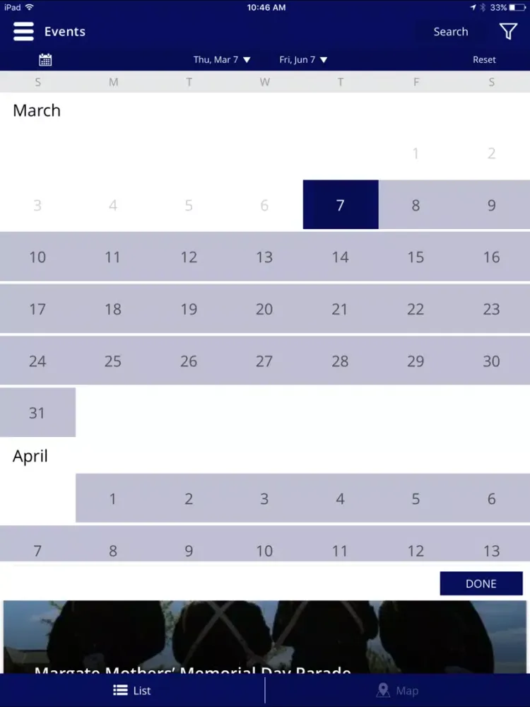 Margate NJ, Shop Dine Live iPad  Screenshots