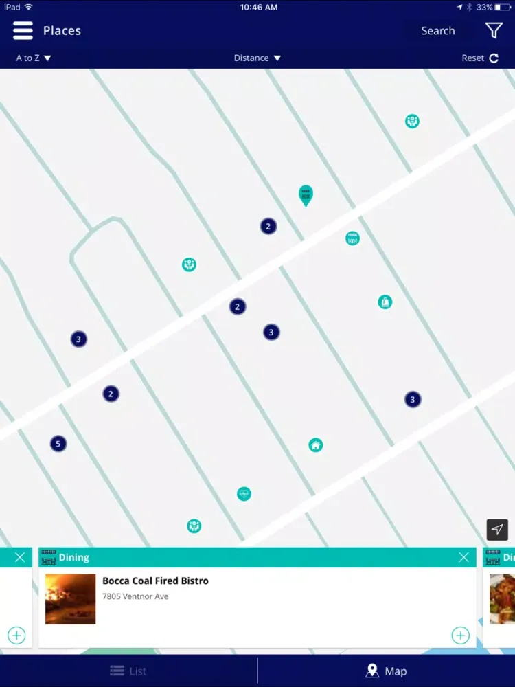 Margate NJ, Shop Dine Live iPad  Screenshots
