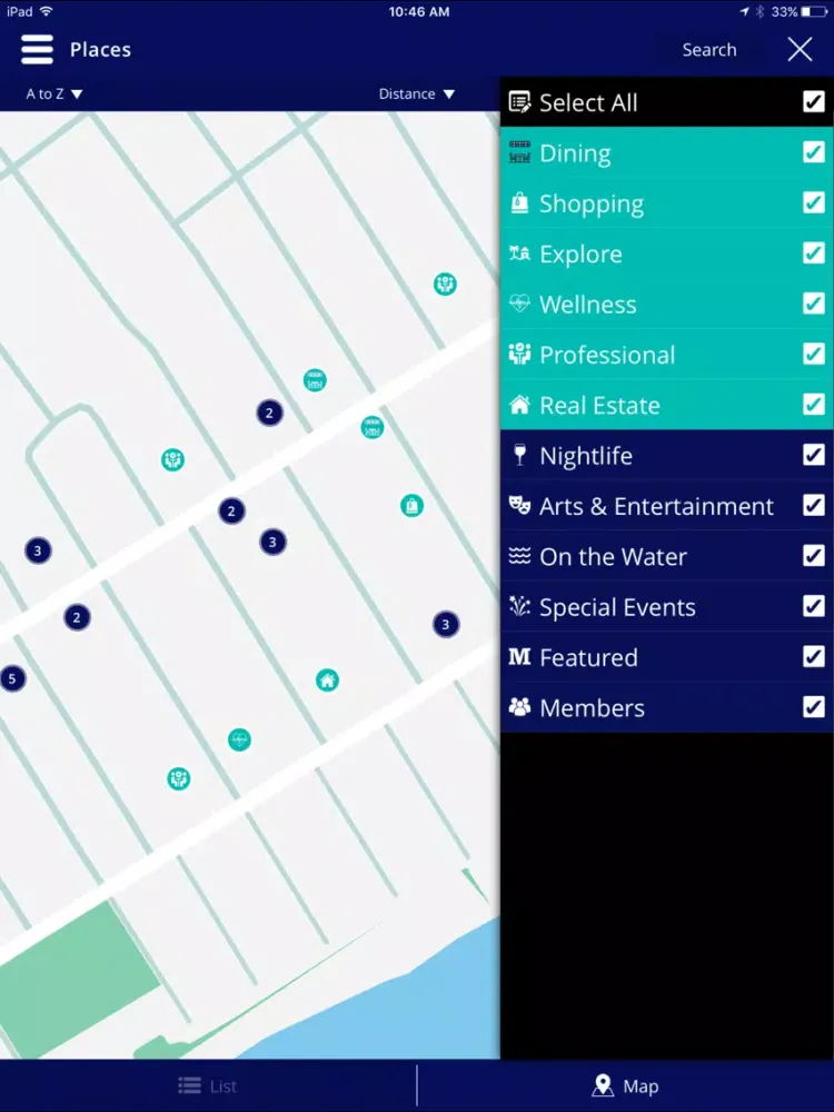 Margate NJ, Shop Dine Live iPad  Screenshots