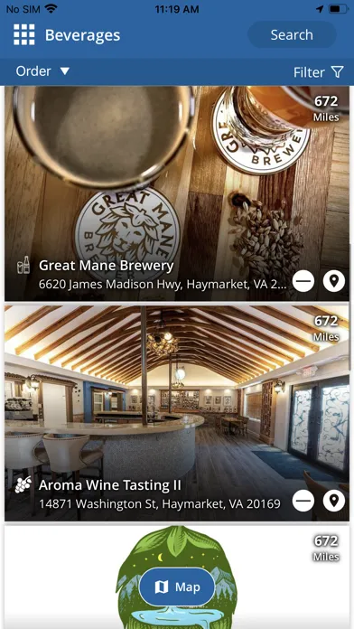 Prince William Beverage Trail سکرین شاٹس