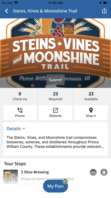 Prince William Beverage Trail سکرین شاٹس