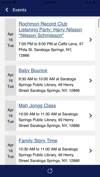 Скриншоты Discover Saratoga NY!
