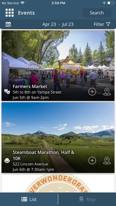 Capturas de pantalla de Visit Steamboat Springs!