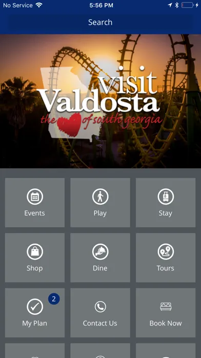Zrzuty ekranu Visit Valdosta