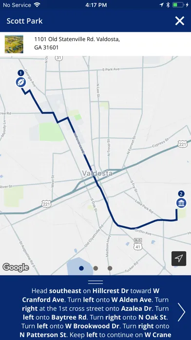 Zrzuty ekranu Visit Valdosta