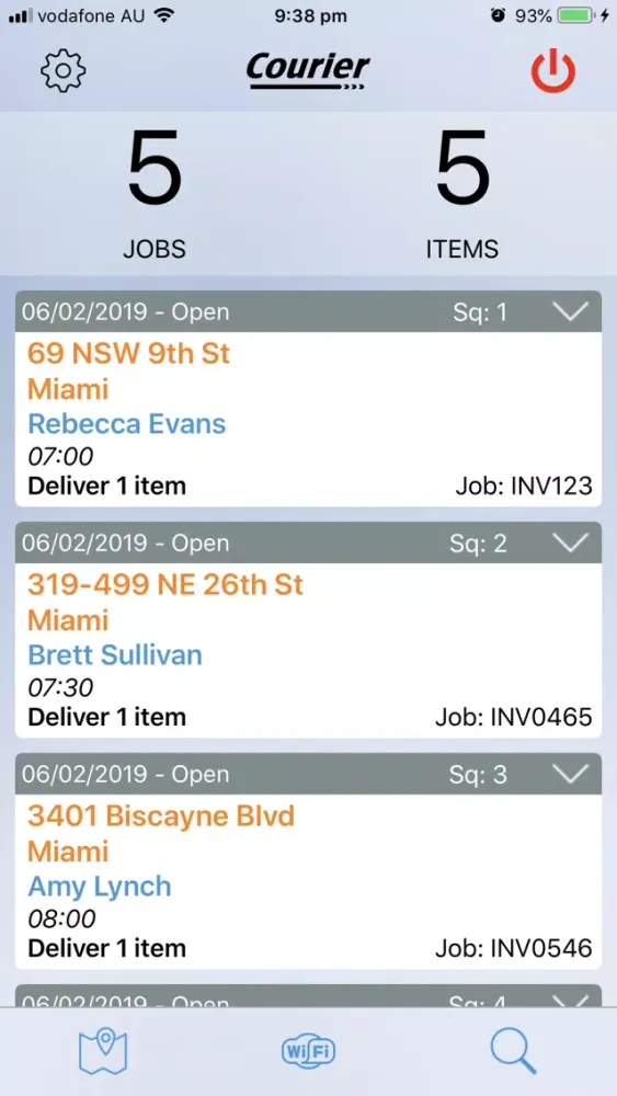 Capturas de pantalla de Courier - Delivery App