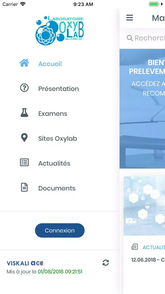 Zrzuty ekranu OXYLAB