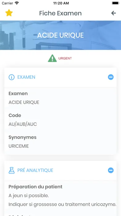 Ảnh chụp màn hình của SYNLAB Auvergne