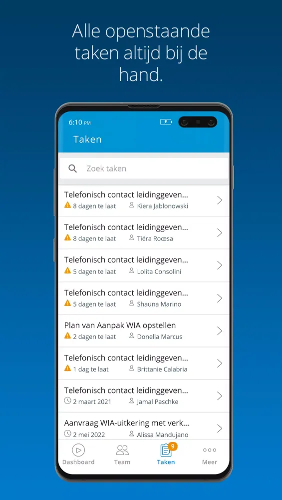 Скриншоты Visma Verzuim Manager