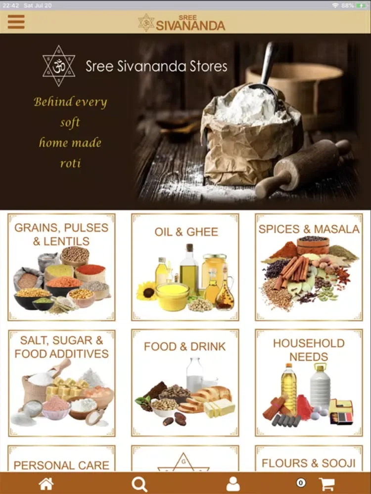 Capturas de pantalla de Sree Sivananda Stores iPad 