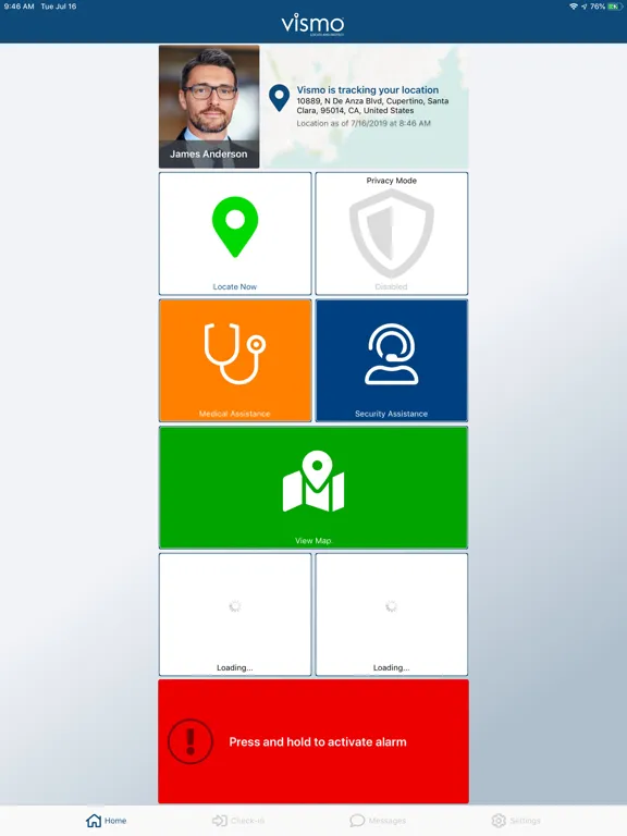 Vismo GPS Tracker iPad 應用截圖