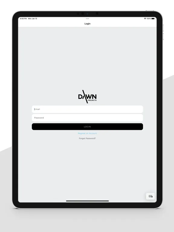 Dawn Projects Ticket System iPad 應用截圖