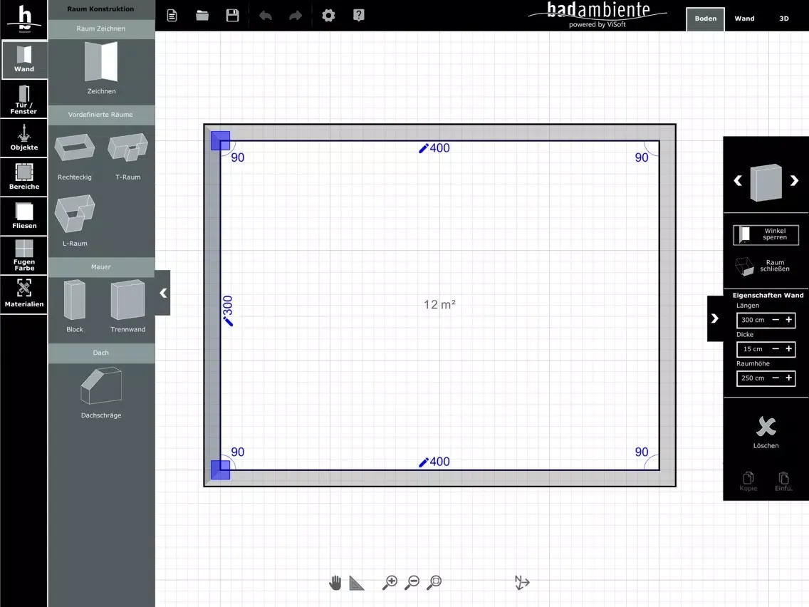 Screenshot di badambiente Badplaner iPad 