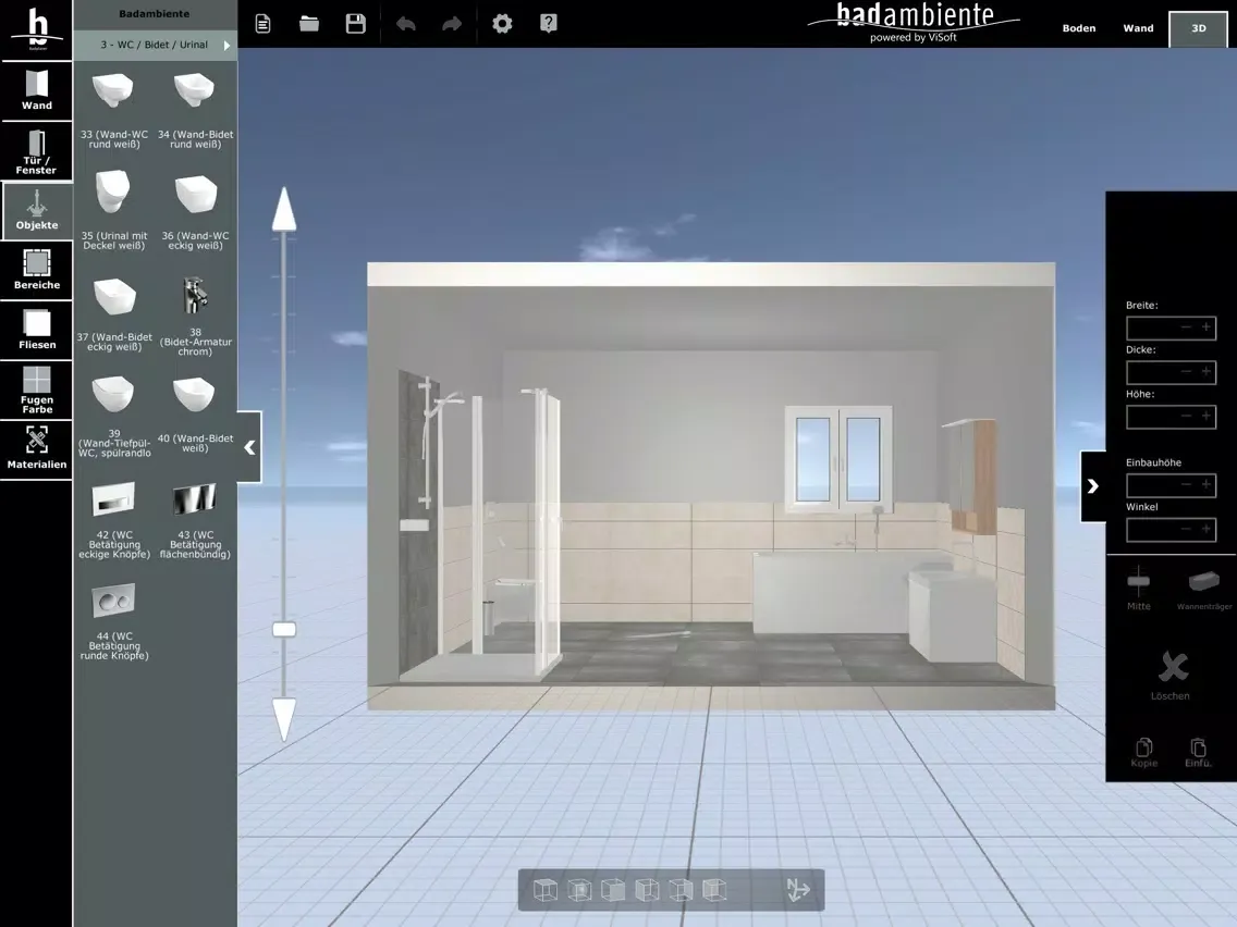 Screenshot di badambiente Badplaner iPad 